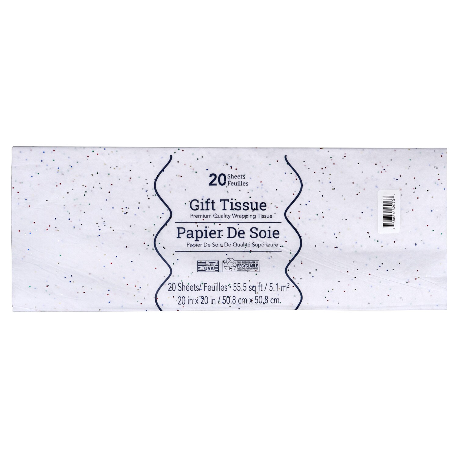 Details about   Gift Wrap Bag Tissue Paper White Foil Sequin Sparkle 20 Sheets 20x20 GREAT DEAL!