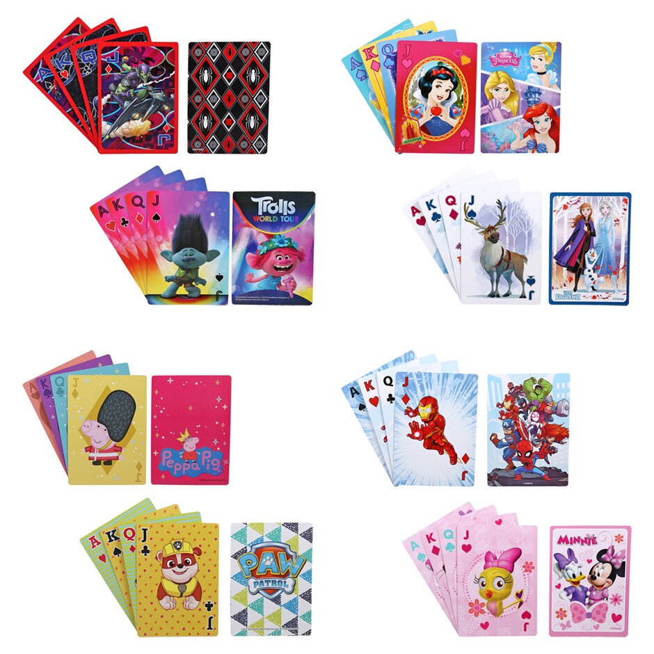 Cardinal Licensed Characters Jumbo Playing Cards