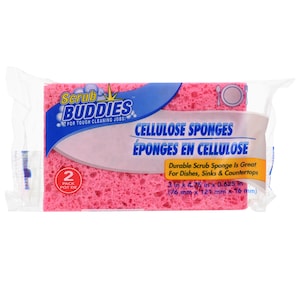 Scrub Buddies Cellulose Sponges, 2-ct. Packs
