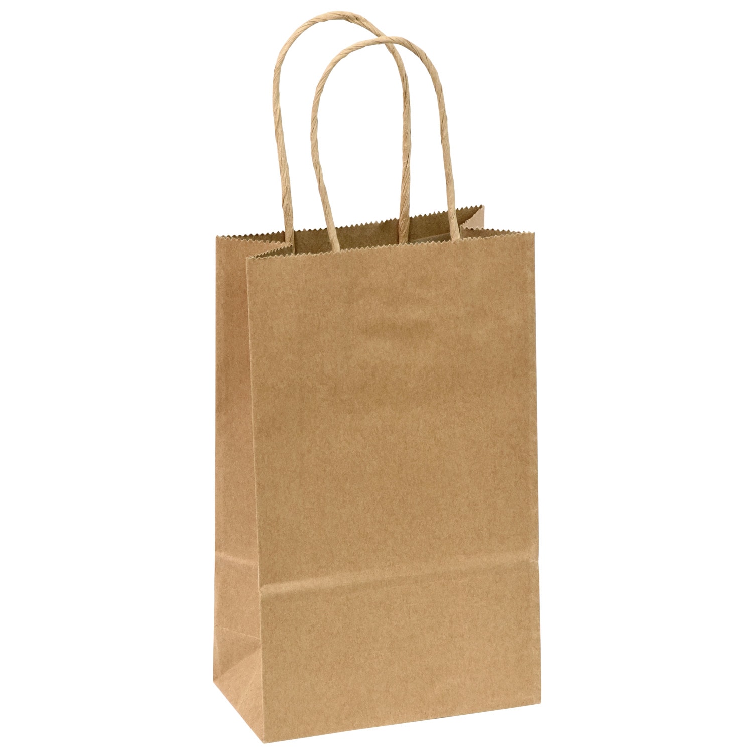 Brown Gift Bags Small Brown Bags Twisted Handle Bags 5 Craft Bags Kraft Gift Bags Brown Raffia Bags Kraft Bags 200mm x 140mm