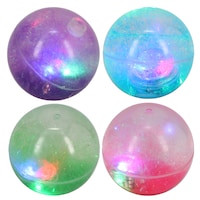 LED Water-Filled Rubber Bouncing Balls, 2.4 in. — Dollar Tree