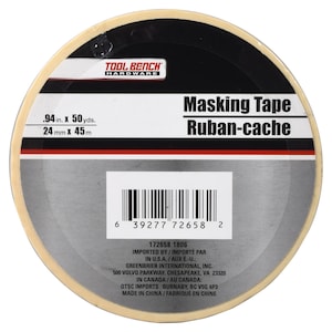 Tool Bench General-Use Masking Tape, 50 yd. Rolls