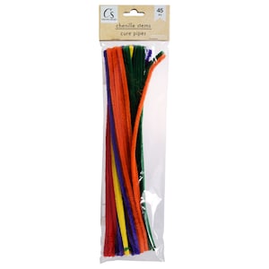 Crafter's Square Chenille Stems, 45-ct. Packs