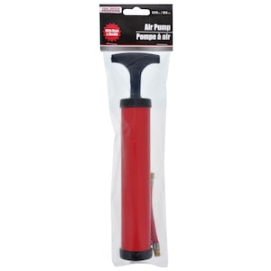 Tool Bench Hardware Red Manual Air Pumps, 11.375x2.125x1.375 in.