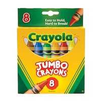 Crayola Jumbo Crayons, 8-Piece Pack. — Dollar Tree