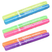 Inc. Glitter Markers, 2-Count. Packs — Dollar Tree