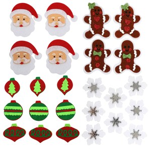 View Crafter's Square Felt Christmas Stickers,