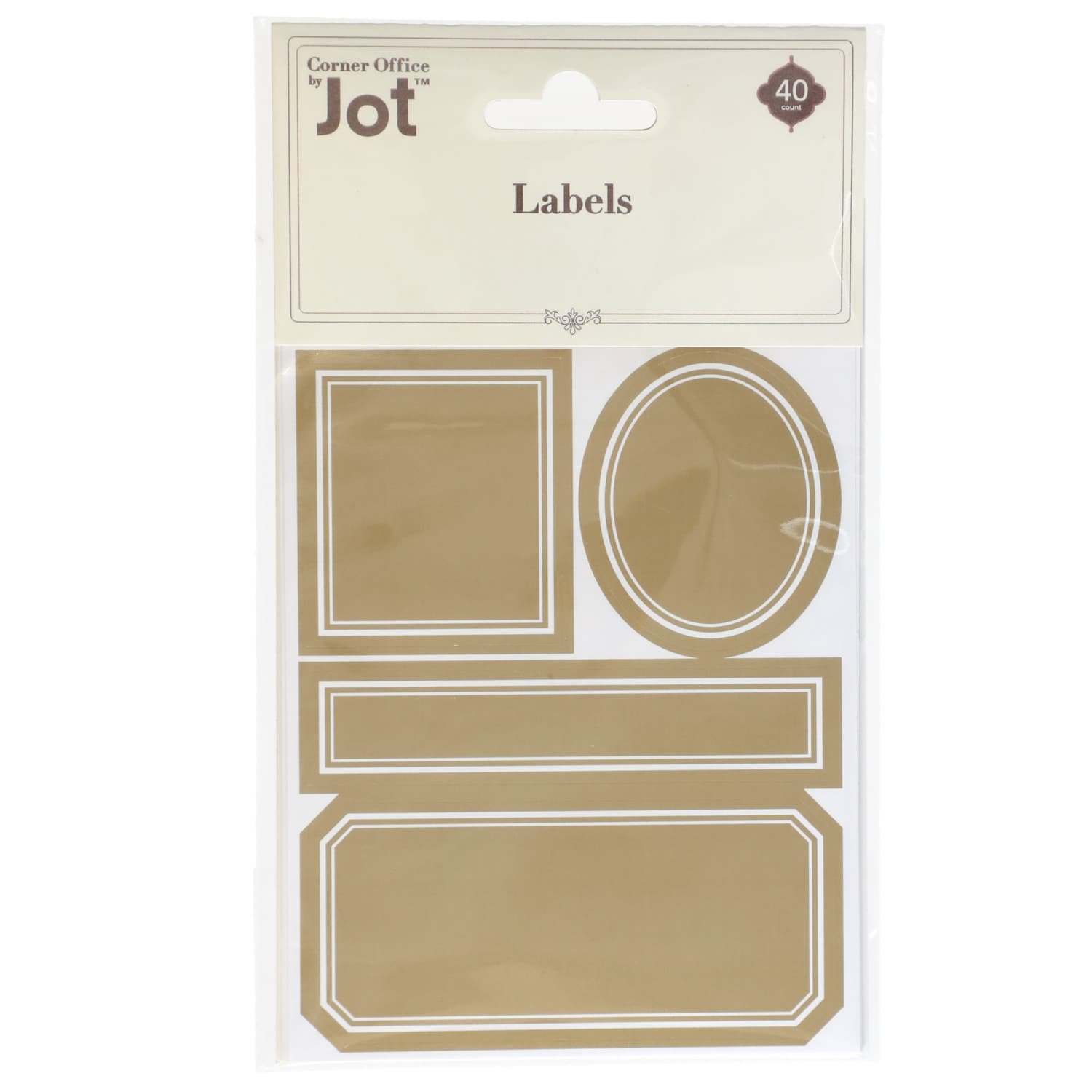 View Jot Beige Craft Paper Labels,