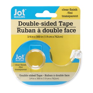 Jot Clear Double-Sided Tape, 8 yd. Rolls