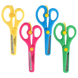 Jot Kids' Safety-Cut Scissors with Lift Assist, 5 in.