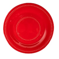 red dinner plates cheap