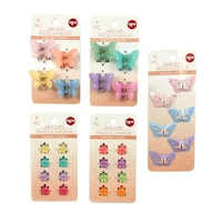 Butterfly and Flower Hair Clips — Dollar Tree