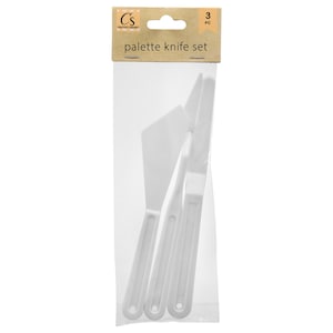 Crafter's Square Plastic Palette Knife Sets, 3-pc.