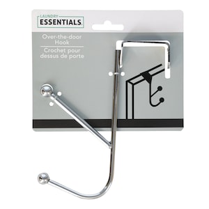 View Essentials Chrome-Plated Over-the-Door Double Hooks