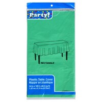Bulk Green Plastic Table Covers 54x108, Does Dollar Tree Have Tablecloths