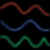 Christmas House Battery-Operated Fiber Optic Lights, 5-ft. Strands — Dollar Tree