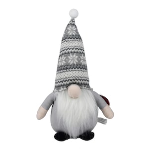 View Decorative Christmas Plush Gnomes, 16-in.