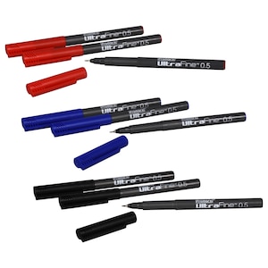 Promarx Ultra Fine Signature Pens, 3-ct. Packs