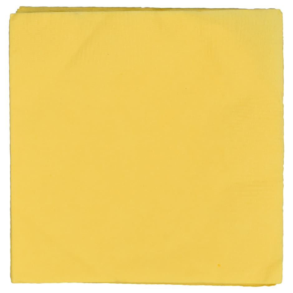 Yellow Paper Beverage Napkins, 30-ct. Packs