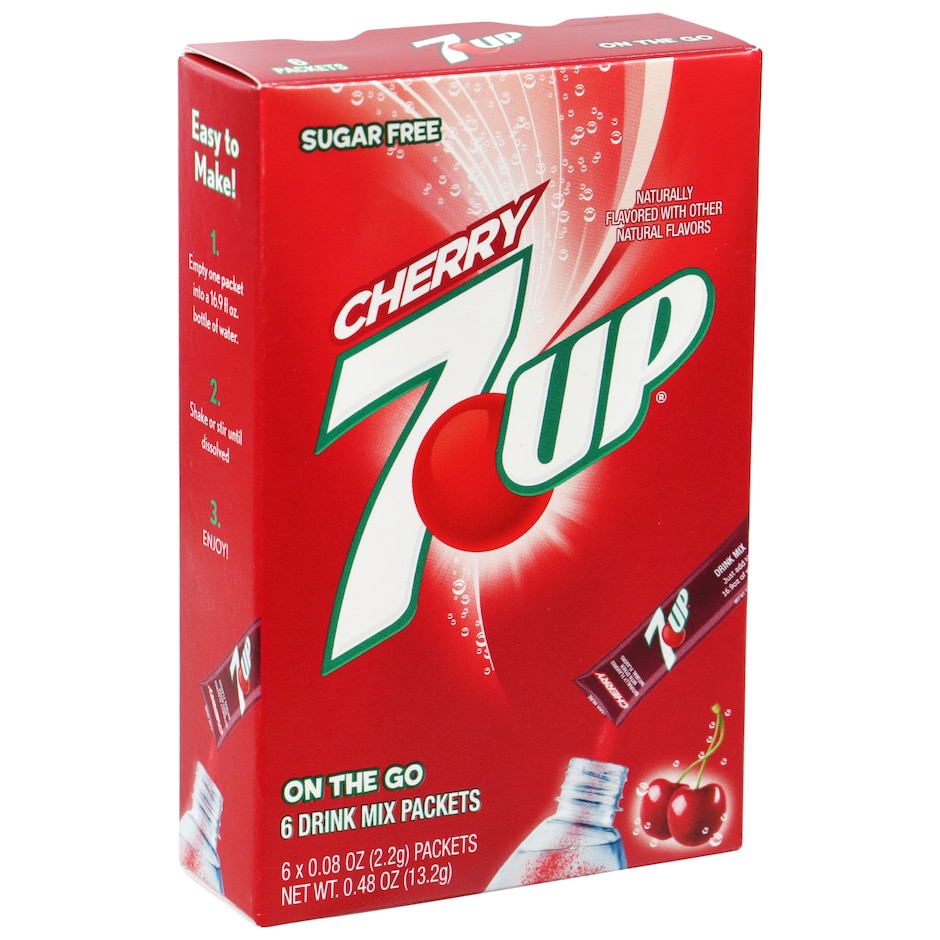 7Up Cherry Powdered Drink Mix, 6-ct. Packs