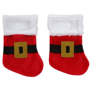 View Christmas House Mini Holiday Stockings,