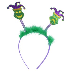 Bulk Mardi Gras Headbands, 16.25x13.25 in. | Dollar Tree