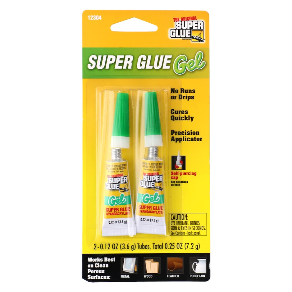 The Original Super Glue Gel, 2-ct. Packs