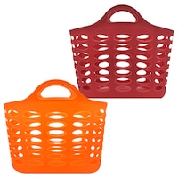 Plastic Harvest Laundry Baskets — Dollar Tree