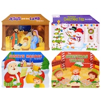 Christmas Stories Pop-Up Board Books — Dollar Tree