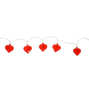 View Valentine's Day LED Heart String