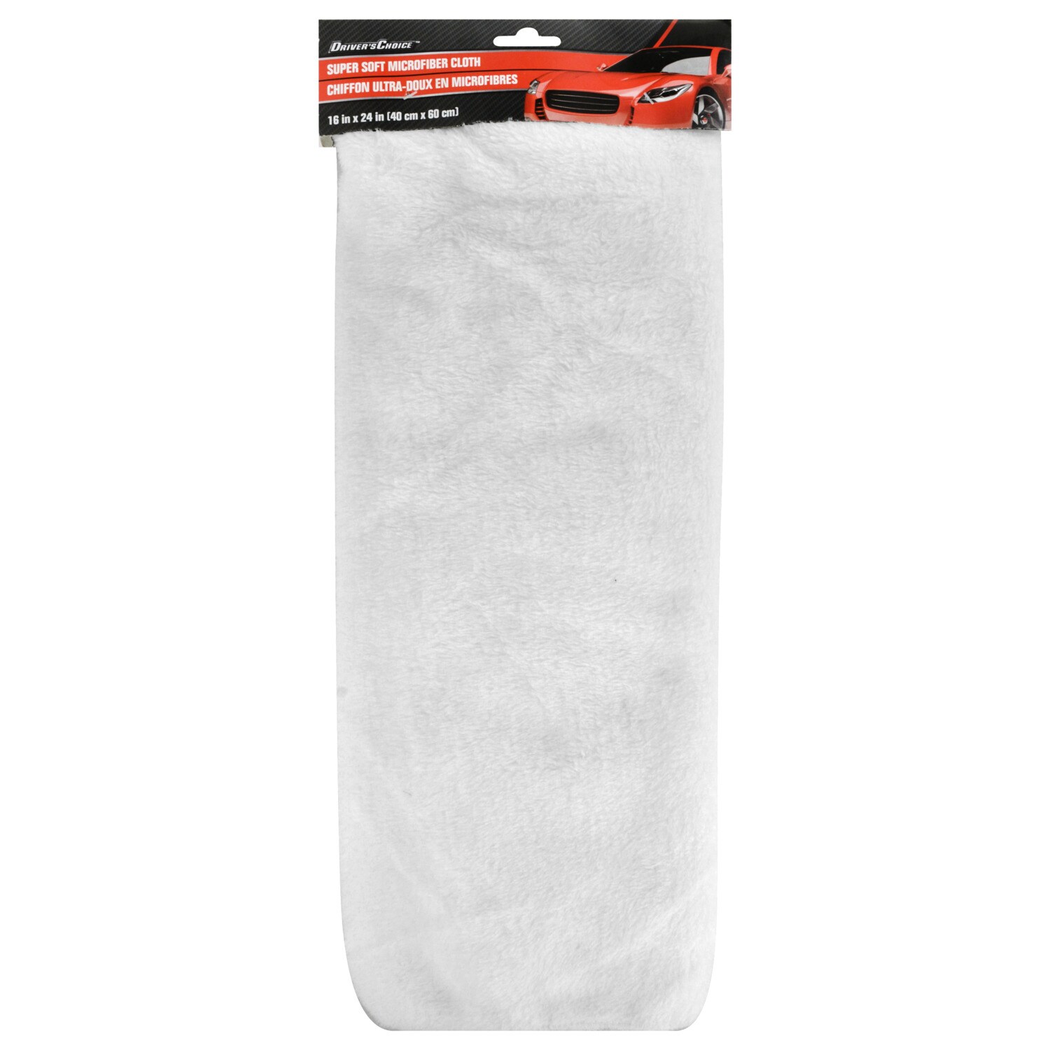 Drivers Choice White Microfiber Towel Car Cleaning Super Soft 