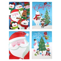 Jumbo Whimsical Christmas Character Gift Bags — Dollar Tree