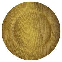 gold wood charger plates