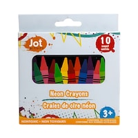 Jot Activity Neon Crayon, 10-Piece Pack — Dollar Tree