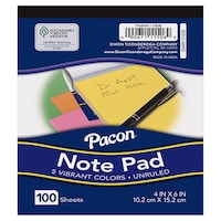 View Pacon Vibrant Colors 100-Sheet Note