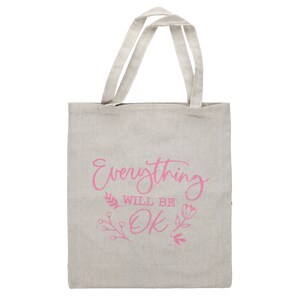 View Reusable Inspirational Fabric Tote Bags,