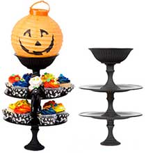 MOMENTUM BRANDS Party Decoration CUPCAKE STAND Three Tier HALLOWEEN *YOU CHOOSE* 