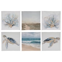 Assorted Rustic Chic Canvas Wall Art, 8x8 in. — Dollar Tree