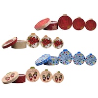 Christmas House Ornament-Shaped Nesting Gift Boxes — Dollar Tree