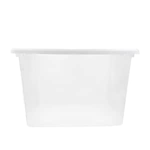 Dollar Tree File Box View Storage Box With Clip-on Lid,