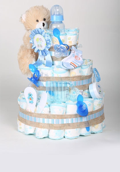 Diaper Cakes Are an Adorable Shower Decoration or Gift