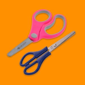 Multi-purpose Scissors, Safe Child-sized Plastic Scissors