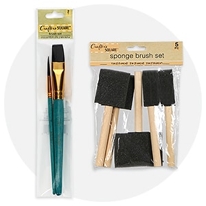100 Pcs 1 Inch Chip Paint Brushes Bulk, Small Paint Brush Brick Stain  Paintbrush