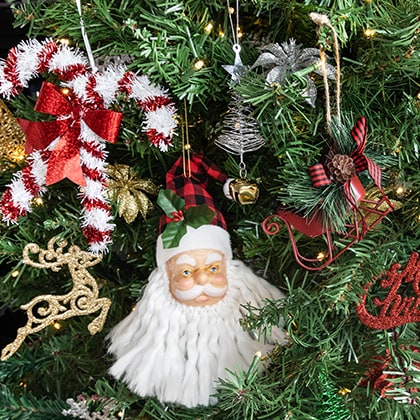 24*12cm, Pattern deer SNOW Clemunn Christmas Ornaments Home Furnishing Decoration Tree Ornaments Accessories Sale 