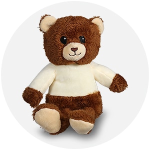 Customizable Plush Bears, 10x6.75x5.75 in.
