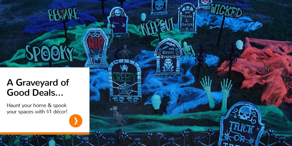 a graveyard of good deals haunt your home spook your spaces with
