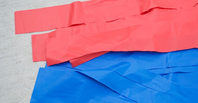 Show Your Spirit With This Plastic Table Cover Wreath For Less Than 5 Dollar Tree - How To Make A Plastic Tablecloth Wreath Show Your Spirit With This Plastic Table Cover Wreath For Less Than 5 Dollar Tree - How To Make A Plastic Tablecloth Wreath