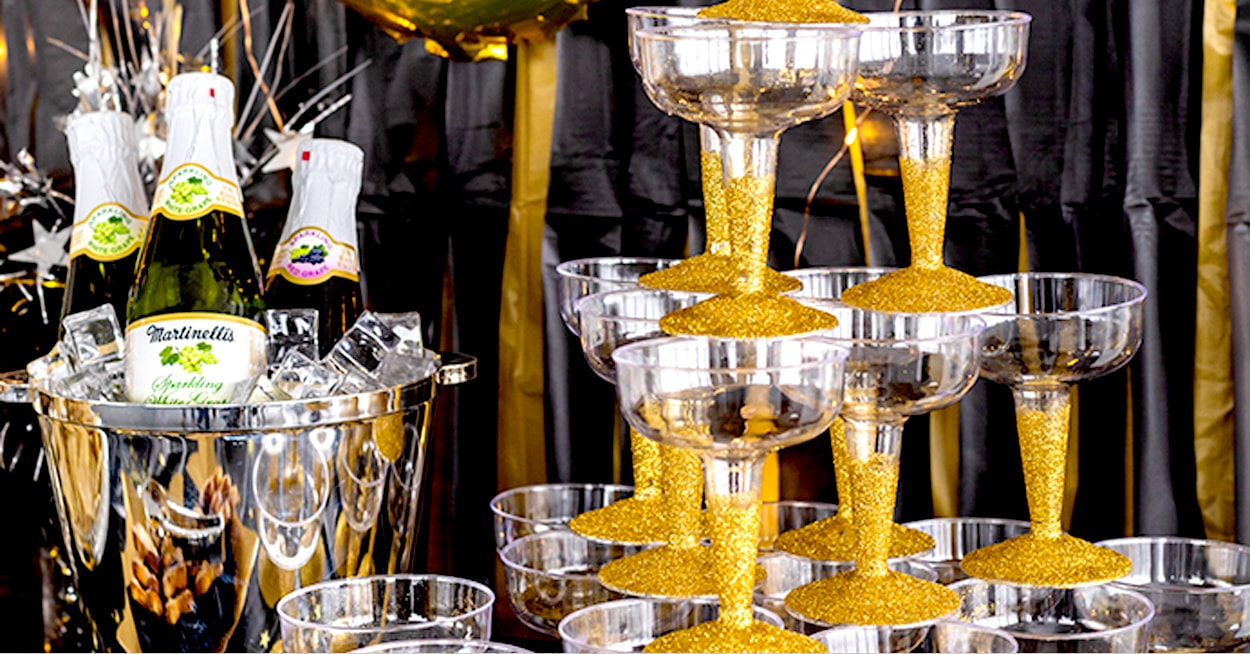 Ring in 2022 with This New Year's Party Tablescape! | Dollar Tree