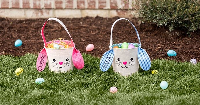 Adorable Personalized Easter Baskets