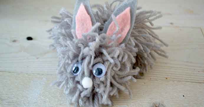 Diy Pom Pom Easter Bunnies Dollar Tree